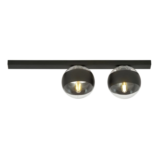 Lampa sufitowa FIT 2 BLACK/STRIPE 1123/2 EMIBIG Lighting - zdjęcie produktu