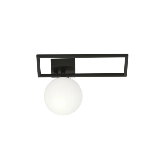 Lampa sufitowa IMAGO 1D BLACK/OPAL 1130/1D EMIBIG Lighting