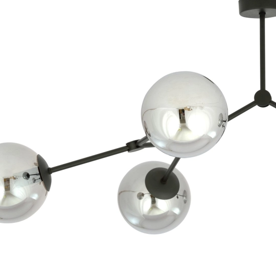 Lampa sufitowa SPACE 6 BLACK/GRAFIT 1134/6 EMIBIG Lighting