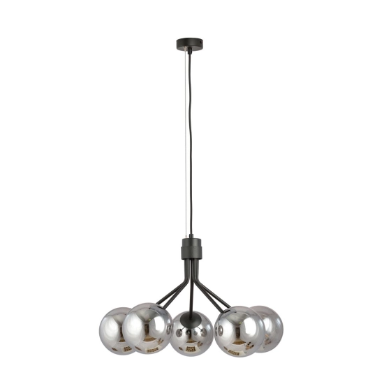Lampa wisząca NOVA 5 BLACK/GRAFIT 1140/5 EMIBIG Lighting