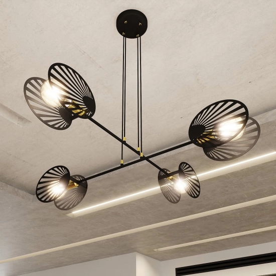 Lampa wisząca PLAYA 4 BLACK 1146/4 EMIBIG Lighting