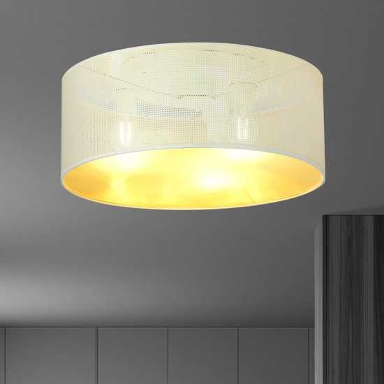 Lampa sufitowa ASTON 3 WHITE/GOLD 1147/3 EMIBIG Lighting