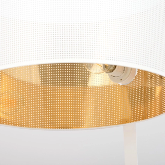 Lampa stojąca ESTRELLA LP1 WHITE/GOLD 1155/LP1 EMIBIG Lighting