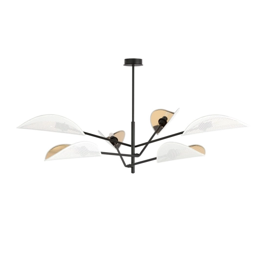 Lampa sufitowa VENE 6 WHITE/GOLD 1159/6 EMIBIG Lighting