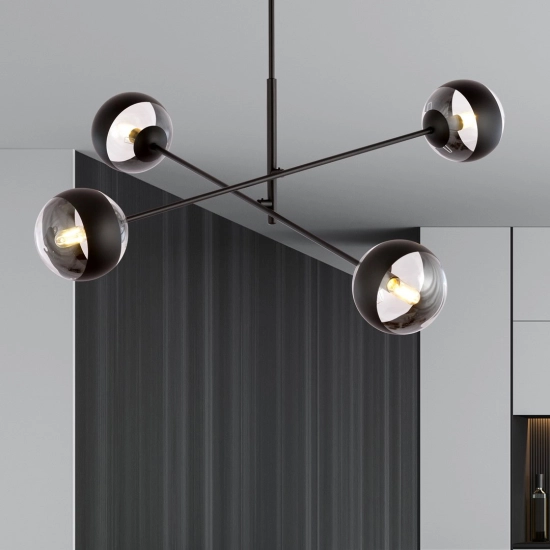 Lampa wisząca LINEAR 4 BLACK/STRIPE 1168/4 EMIBIG Lighting