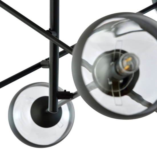 Lampa wisząca LINEAR 6 BLACK/STRIPE 1168/6 EMIBIG Lighting