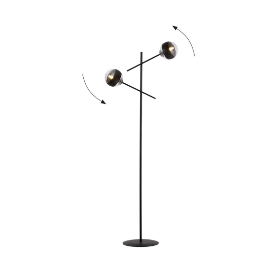 Lampa stojąca LINEAR LP2 BLACK/STRIPE 1168/LP2 EMIBIG Lighting