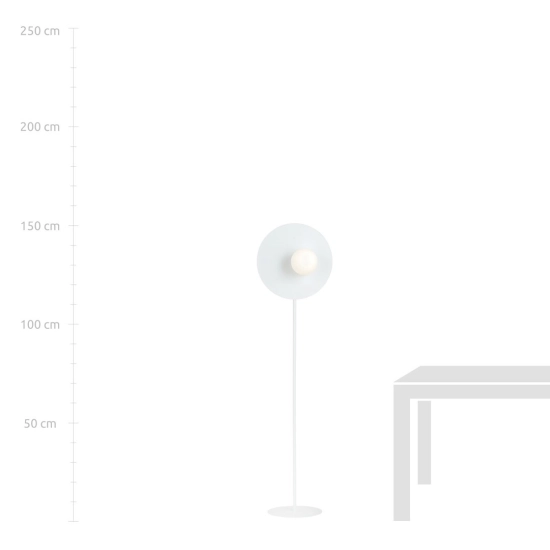 Lampa stojąca OSLO LP WHITE/OPAL 1189/LP EMIBIG Lighting
