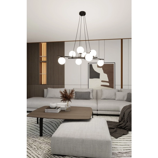 Lampa wisząca ESSA 8 OPAL 1201/8 EMIBIG Lighting