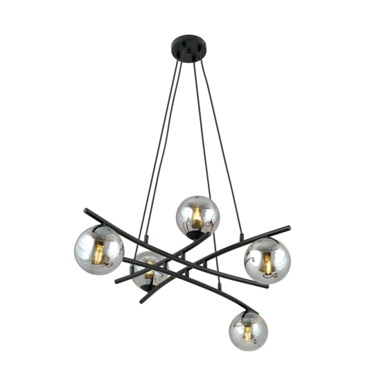 Lampa wisząca ESSA 5 GRAFIT 1203/5 EMIBIG Lighting - zdjęcie produktu