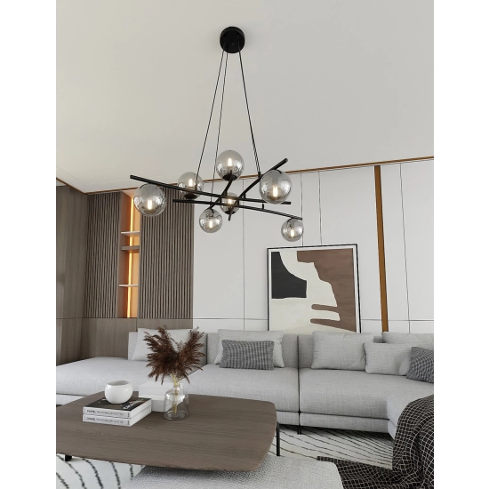 Lampa wisząca ESSA 8 GRAFIT 1203/8 EMIBIG Lighting