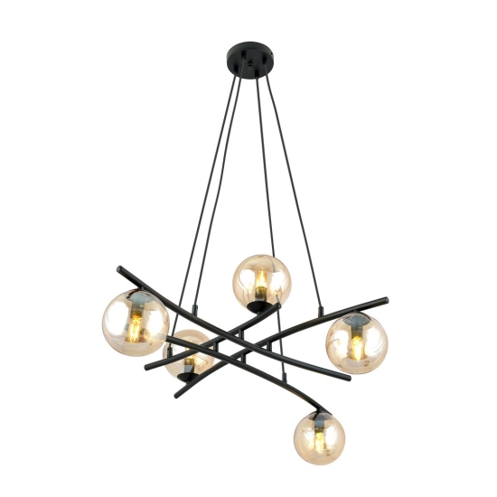 Lampa wisząca ESSA 5 MIODOWY 1204/5 EMIBIG Lighting - zdjęcie produktu