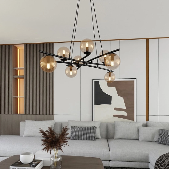 Lampa wisząca ESSA 8 MIODOWY 1204/8 EMIBIG Lighting