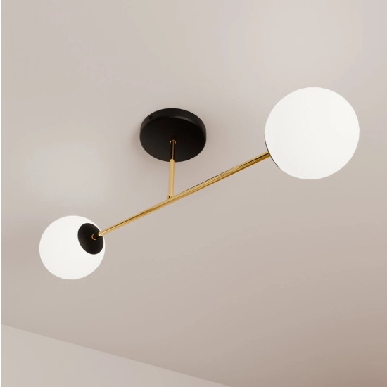 Lampa sufitowa MAGNUM 2 BL OPAL 1233/2 EMIBIG Lighting