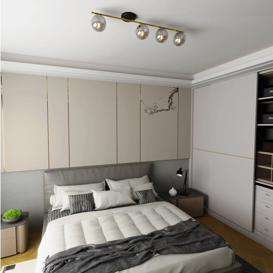 Lampa sufitowa MONZA 4 BL GRAFIT 1250/4 EMIBIG Lighting