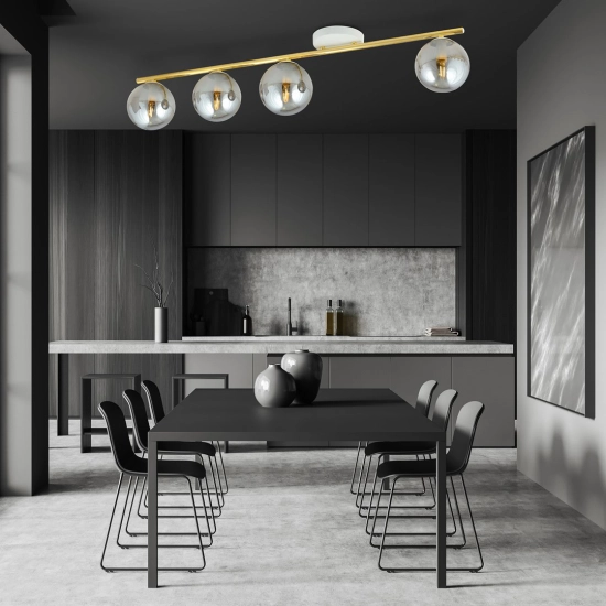Lampa sufitowa MONZA 4 WH GRAFIT 1251/4 EMIBIG Lighting