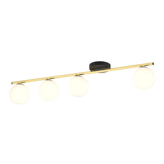 Lampa sufitowa MONZA 4 BL OPAL 1252/4 EMIBIG Lighting