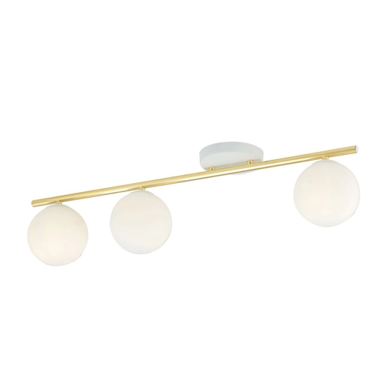 Lampa sufitowa MONZA 3 WH OPAL 1253/3 EMIBIG Lighting - zdjęcie produktu