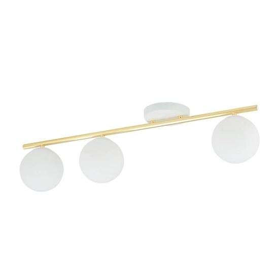 Lampa sufitowa MONZA 3 WH OPAL 1253/3 EMIBIG Lighting