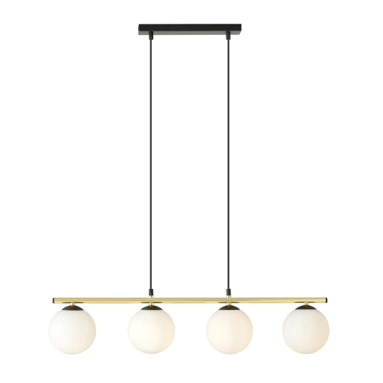 Lampa wisząca ALORA 4 BL OPAL 1254/4 EMIBIG Lighting