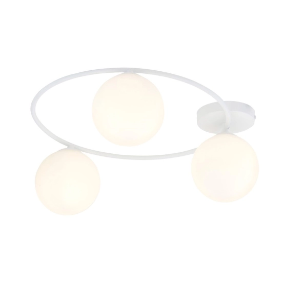 Lampa sufitowa SOPRA 3 WH OPAL 1258/3 EMIBIG Lighting