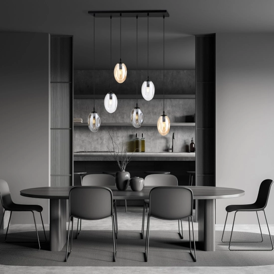Lampa sufitowa ASTRAL 6 BL MIX 1268/6M1 EMIBIG Lighting