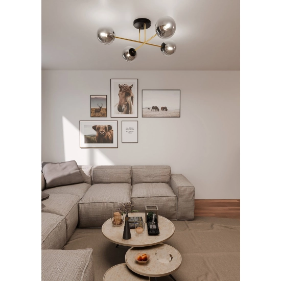 Lampa sufitowa MAGNUM 4 BL GRAFIT 1269/4 EMIBIG Lighting