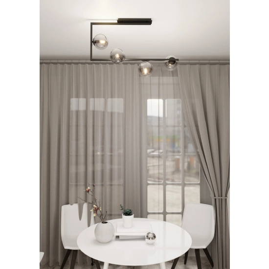 Lampa sufitowa SOMA 4 BL GRAFIT 1290/4 EMIBIG Lighting