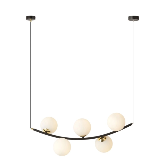 Lampa wisząca RITZ 5 BL OPAL 1298/5 EMIBIG Lighting