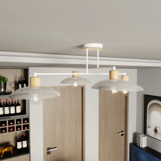 Żyrandol KOBE 4 WHITE 1319/4 EMIBIG Lighting