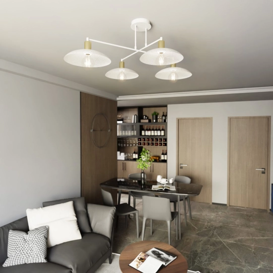Żyrandol SPIRIT 4 WHITE 1321/4 EMIBIG Lighting