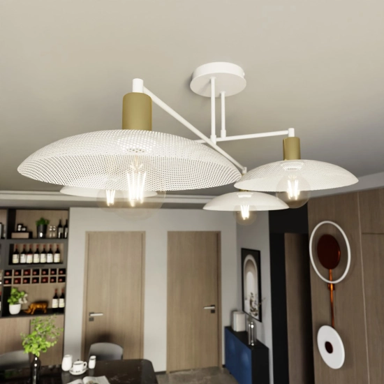 Żyrandol SPIRIT 4 WHITE 1321/4 EMIBIG Lighting