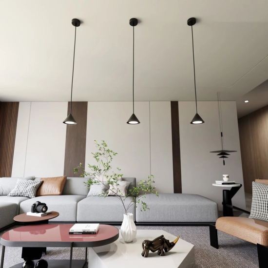 Lampa wisząca ELIT 1 BLACK 1330/1 EMIBIG Lighting