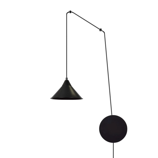 Lampa wisząca ABRAMO 1 BLACK 160/1 EMIBIG Lighting - zdjęcie produktu