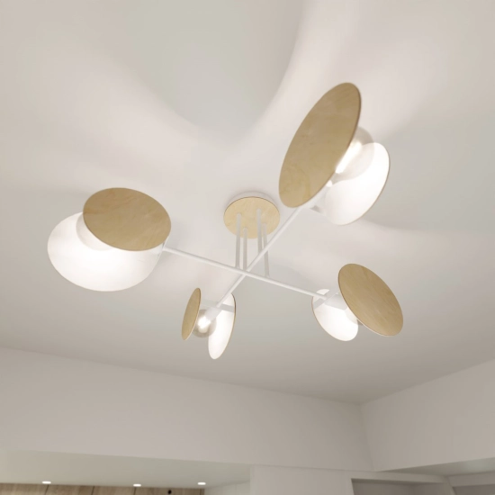 Lampa sufitowa ZITA 4 WHITE 174/4 EMIBIG Lighting