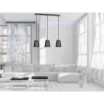 Lampa wisząca BOLERO 3 BLACK 442/3 EMIBIG Lighting