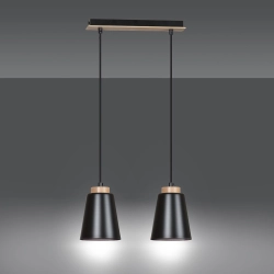 Lampa wisząca BOLERO 2 BLACK 442/2 EMIBIG Lighting - zdjęcie produktu