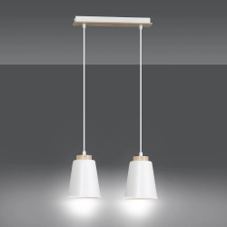 Lampa wisząca BOLERO 2 WHITE 443/2 EMIBIG Lighting - zdjęcie produktu