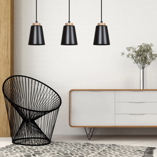 Lampa wisząca BOLERO 1 BLACK 442/1 EMIBIG Lighting