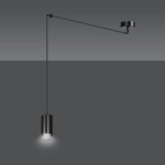 Lampa wisząca TRAKER 1 BL/BLACK 524/1 EMIBIG Lighting