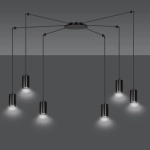 Lampa wisząca TRAKER 6 BL/BLACK 524/6 EMIBIG Lighting