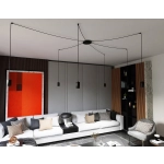 Lampa wisząca TRAKER 6 BL/BLACK 524/6 EMIBIG Lighting