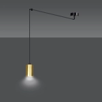 Lampa wisząca TRAKER 1 BL/GOLD 526/1 EMIBIG Lighting