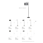 Lampa stojąca TRAPO LP1 BL GRAY 570/3 EMIBIG Lighting