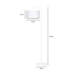 Lampa stojąca TRAPO LP1 WH WHITE 575/1 EMIBIG Lighting