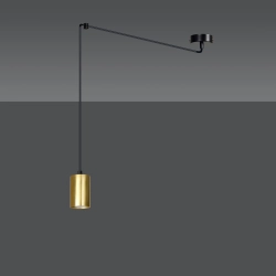 Lampa wisząca TRAKER 1 BL/GOLD 526/1 EMIBIG Lighting - zdjęcie produktu