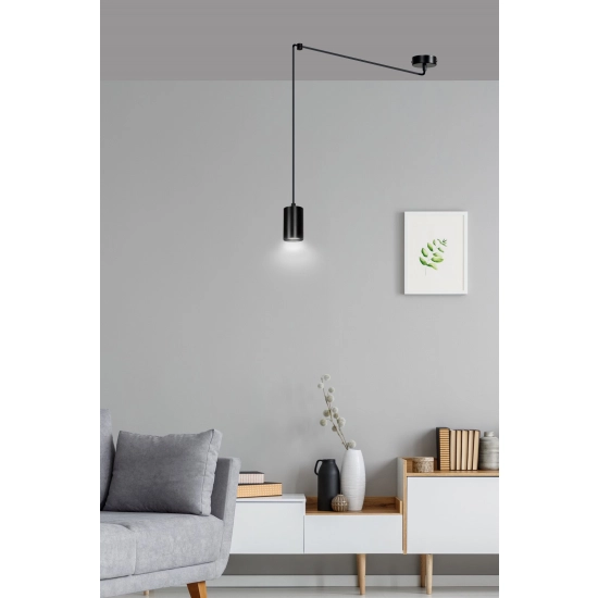 Lampa wisząca TRAKER 1 BL/BLACK 524/1 EMIBIG Lighting