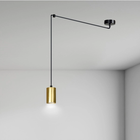 Lampa wisząca TRAKER 1 BL/GOLD 526/1 EMIBIG Lighting