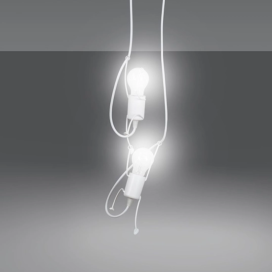 Lampa wisząca BOBI 2 WHITE 538/2 EMIBIG Lighting