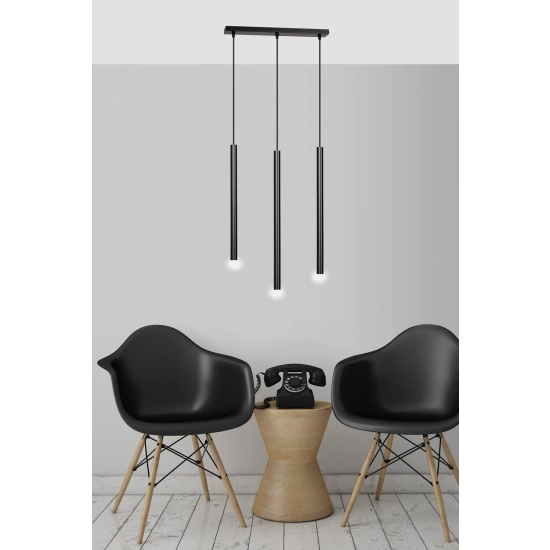 Lampa wisząca SELTER 3 BLACK 552/3 EMIBIG Lighting